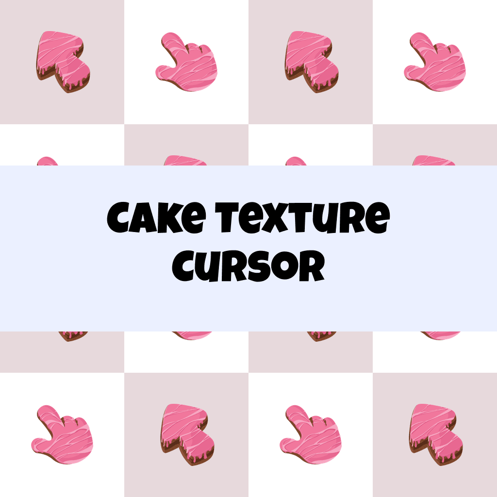 Preview Cake Texture cursor custom cursor pack